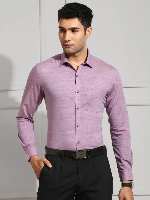 Men 100% Cotton Purple Shirt CL7 GE2