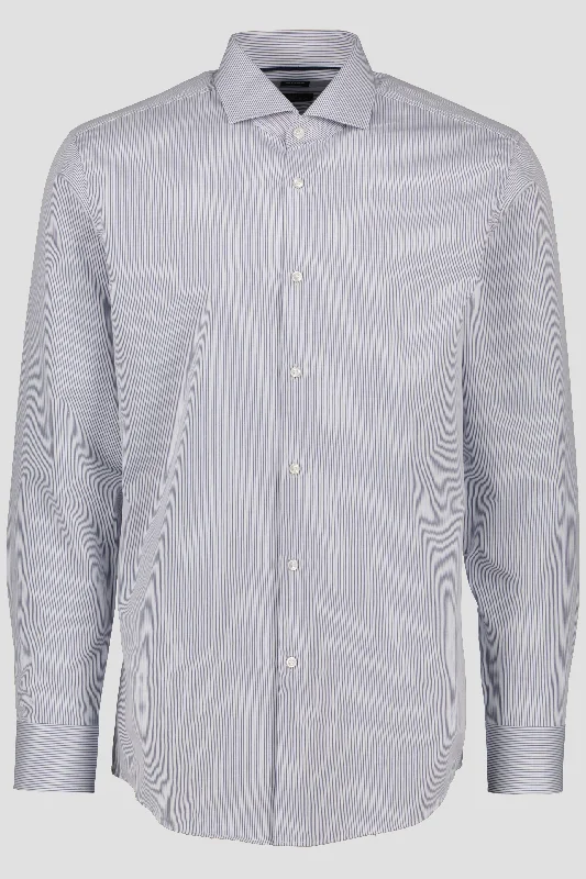 Men's BOSS H-HANK-spread-C1-222 Medium Blue Shirt