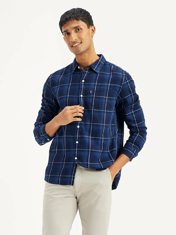 Men's Plaid Regular Fit Shirt