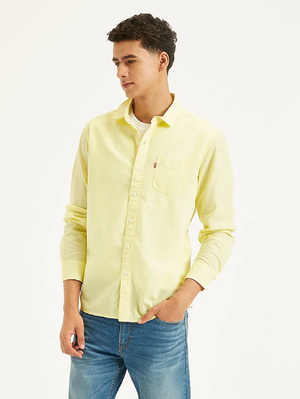 Men's Solid Regular Fit Shirt