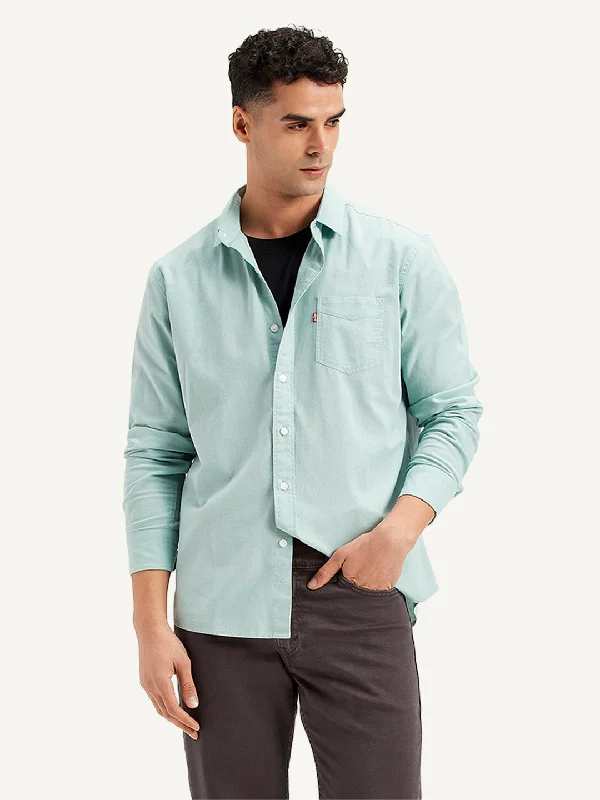 Men's Solid Regular Fit Shirt