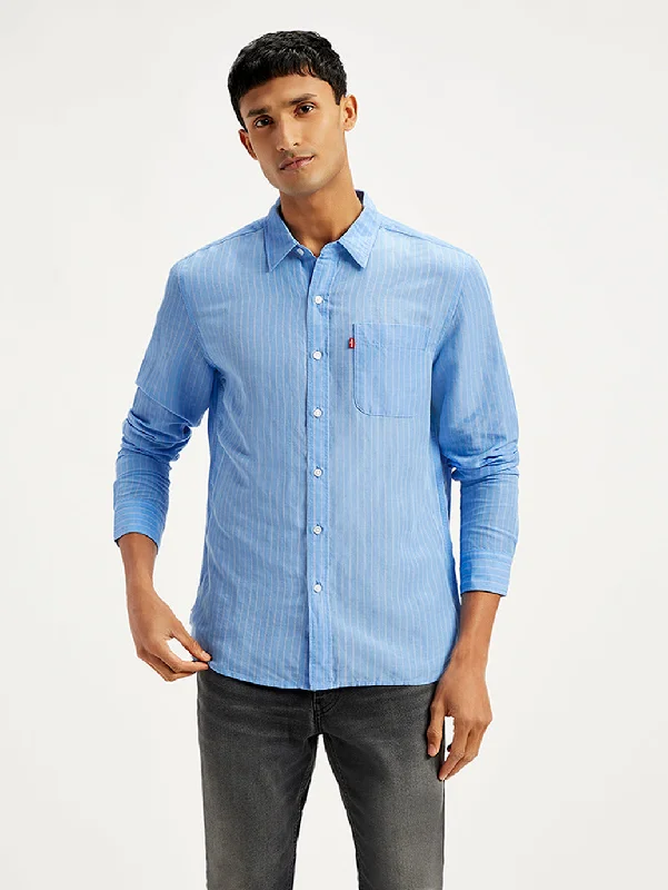 Men's Striped Regular Fit Shirt