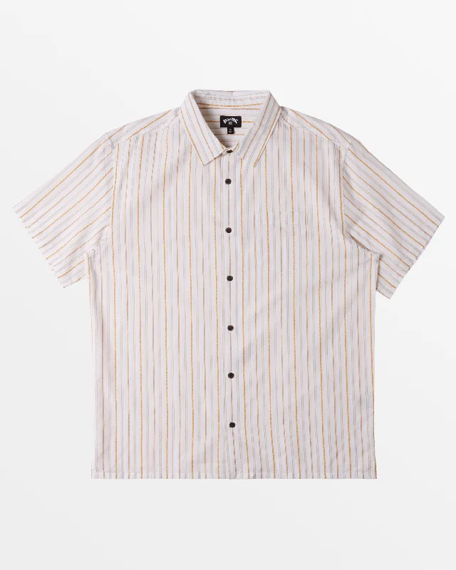 Mogul Short Sleeve Woven Shirt - Mustard