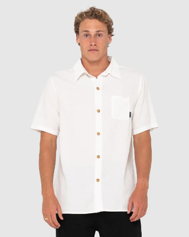 OVERTONE SHORT SLEEVE LINEN SH