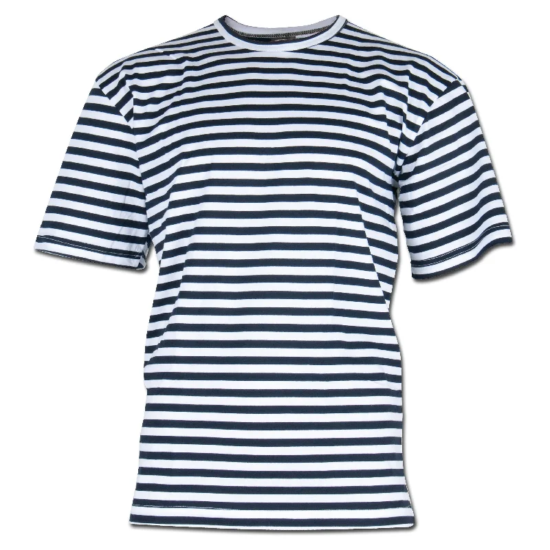 Russian Navy Shirt Half Sleeves white blue