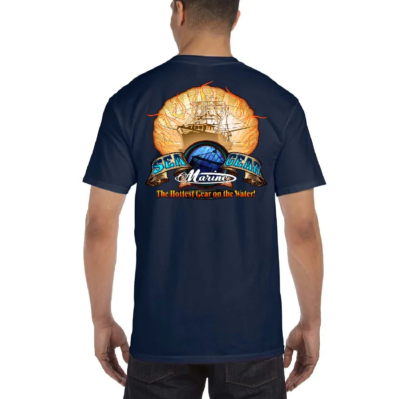 Sea Gear - Flaming Scallop Short Sleeve