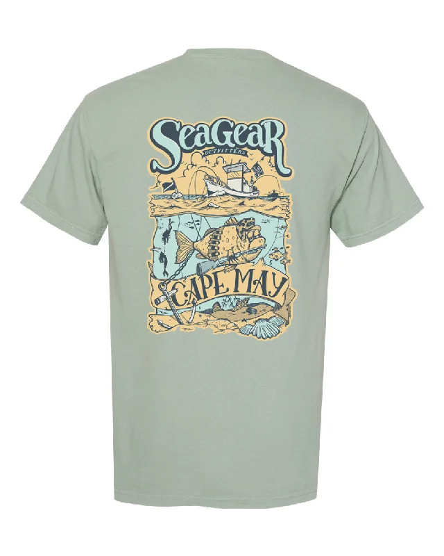 Sea Gear - Grumpy Fish Heavy Weight Short Sleeve