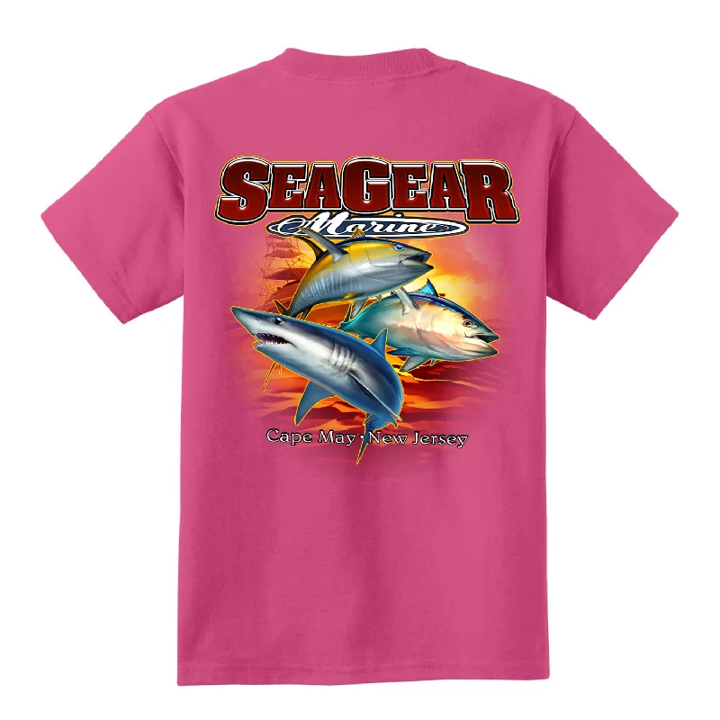 Sea Gear - Kids 3 Fish Short Sleeve