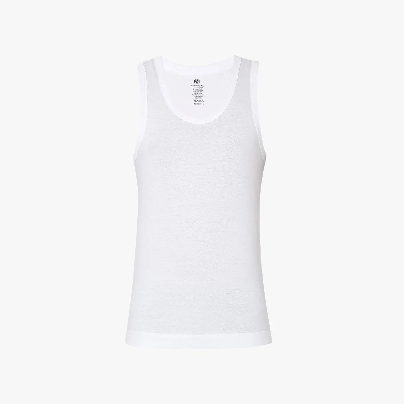 Cotton Solid Mens Vest