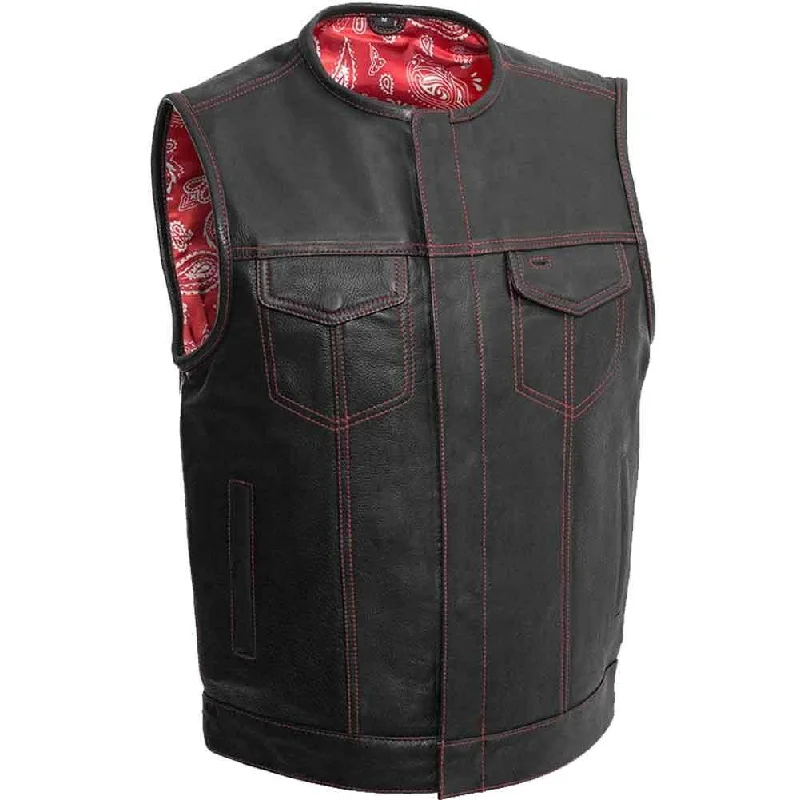 First Mfg Mens Bandit Concealment Leather Vest