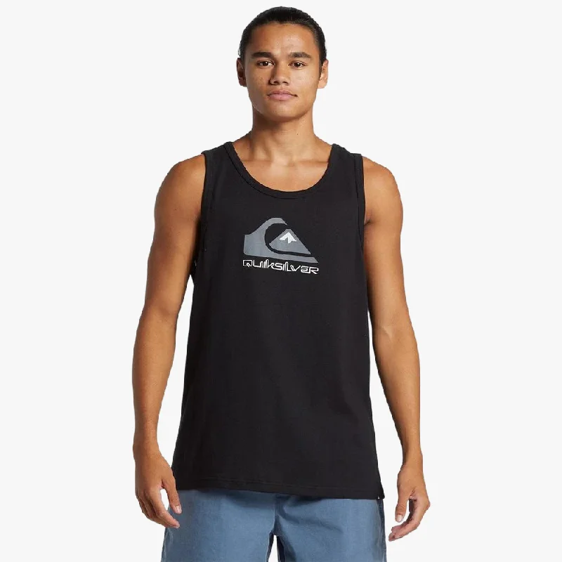 Quiksilver Mens Comp Logo Tank Vest Black