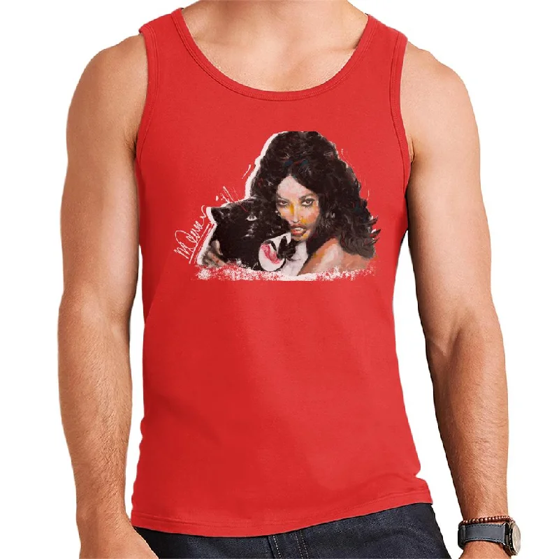 Sidney Maurer Original Portrait Of Naomi Campbell Panther Men's Vest