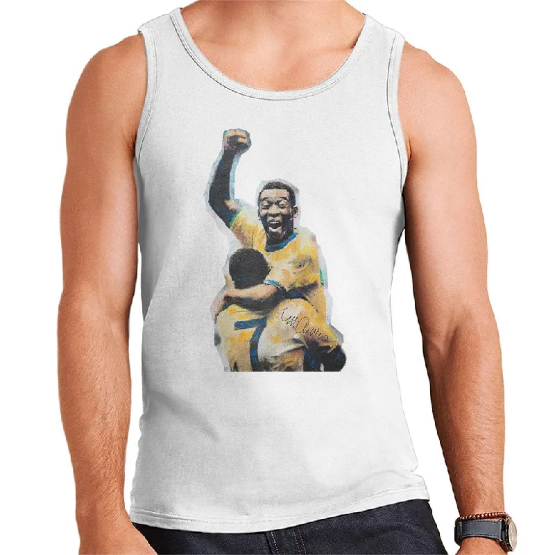 Sidney Maurer Original Portrait Of Pele Men's Vest