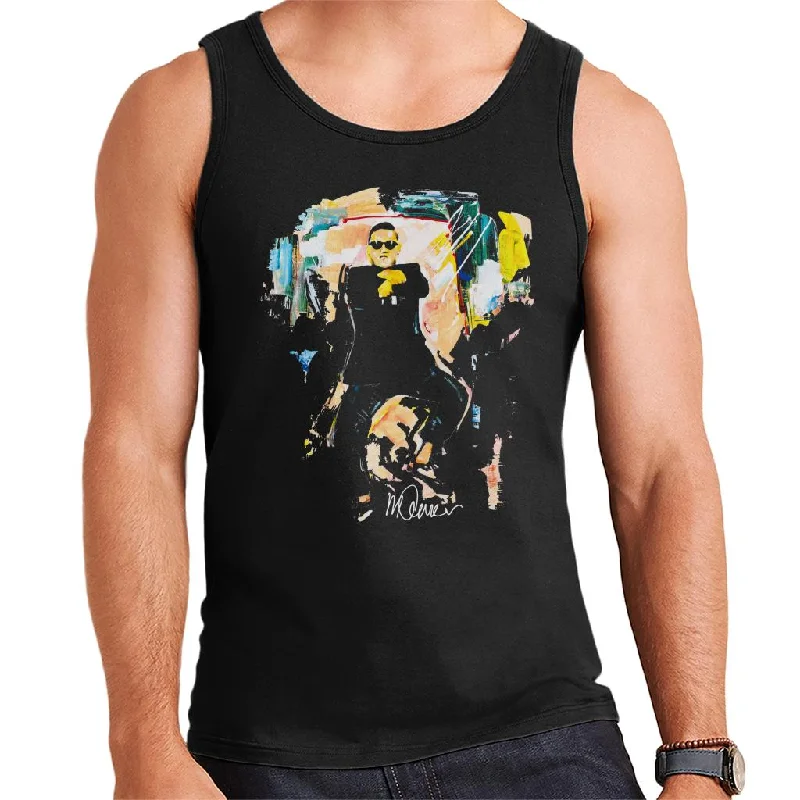 Sidney Maurer Original Portrait Of Psy Gangnam Style Men's Vest