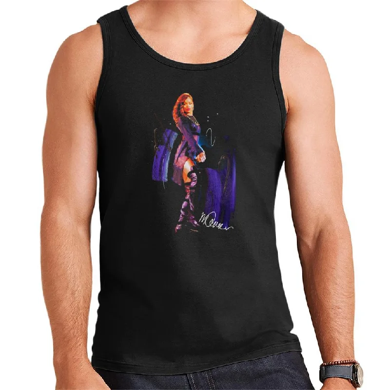 Sidney Maurer Original Portrait Of Rihanna Long Boots Men's Vest