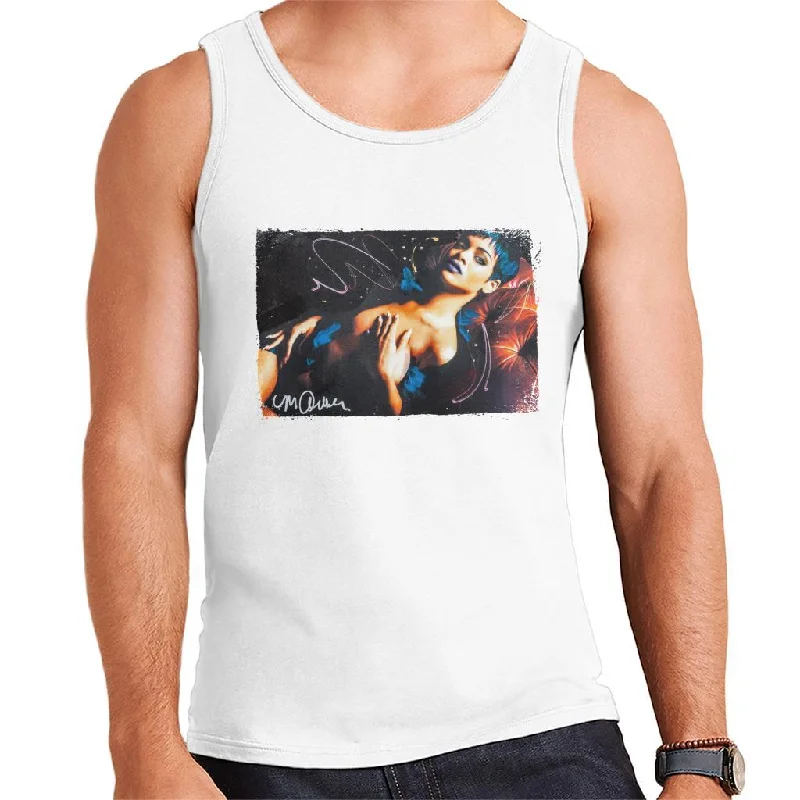 Sidney Maurer Original Portrait Of Rihanna White Men's Vest