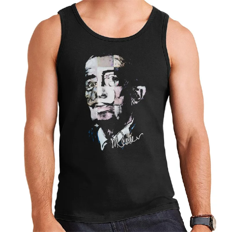 Sidney Maurer Original Portrait Of Salvador Dali Pop Art Men's Vest