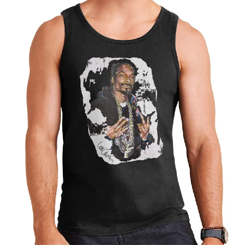 Sidney Maurer Original Portrait Of Snoop Dogg Men's Vest