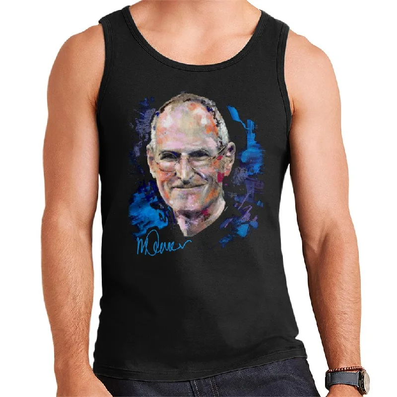 Sidney Maurer Original Portrait Of Steve Jobs Men's Vest