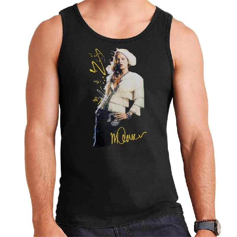 Sidney Maurer Original Portrait Of Supermodel Kate Moss Men's Vest