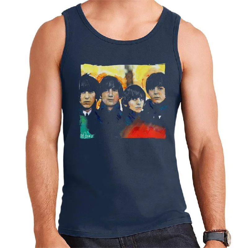 Sidney Maurer Original Portrait Of The Beatles Bowl Cuts Men's Vest