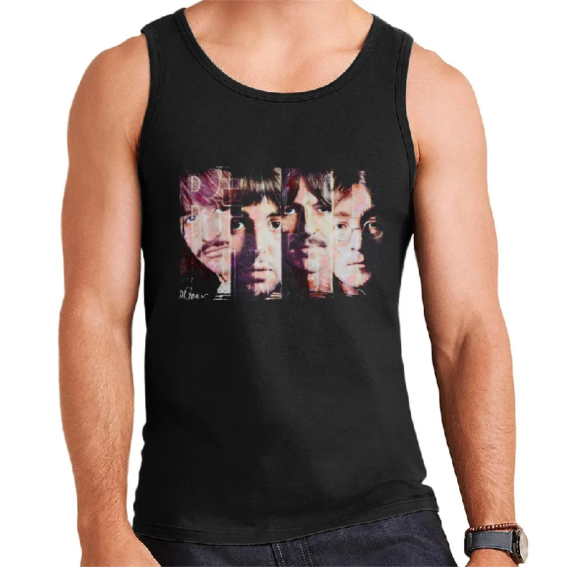 Sidney Maurer Original Portrait Of The Beatles Revolution Men's Vest