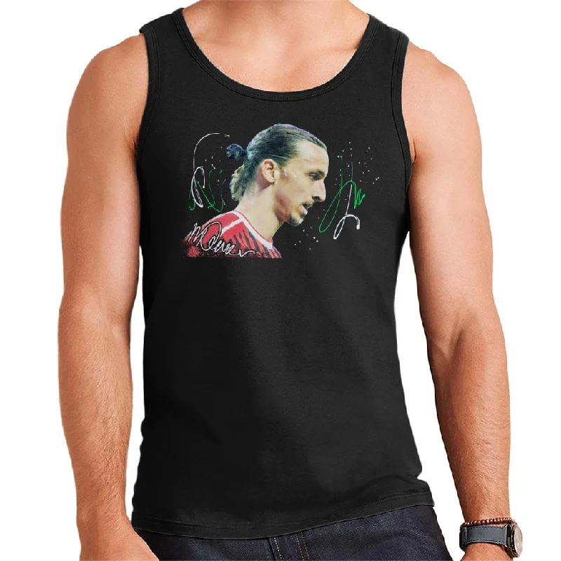 Sidney Maurer Original Portrait Of Zlatan Ibrahimovic Men's Vest