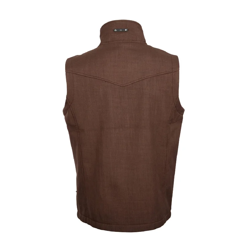 STS Ranchwear Youth Unisex Slack Brown Poly/Spandex Softshell Vest