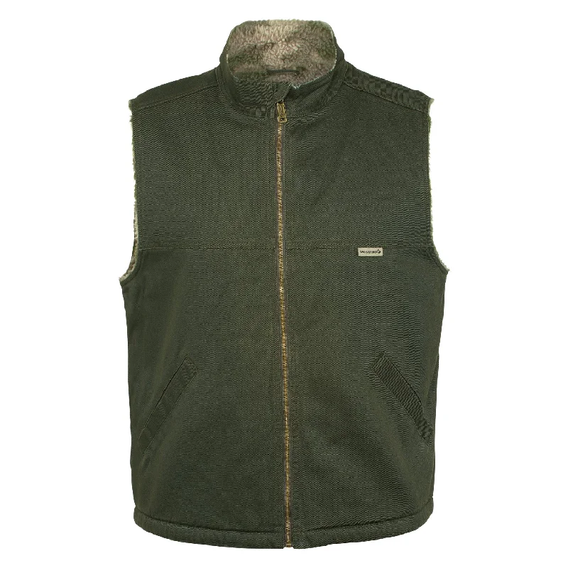 Wolverine Mens Olive 100% Cotton Upland Vest Big